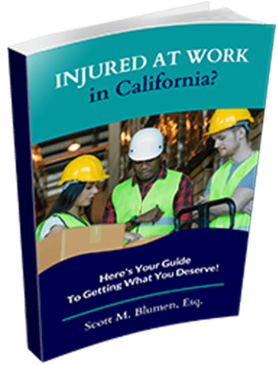Injured at work in California book by Scott Blumen